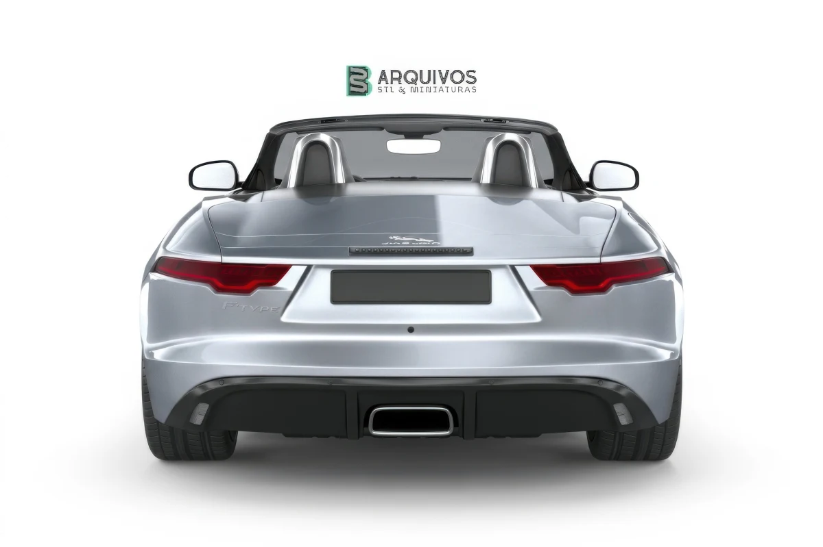 Modelo 3D STL - Jaguar F-Type Regular Convertible 2021 — foto 4